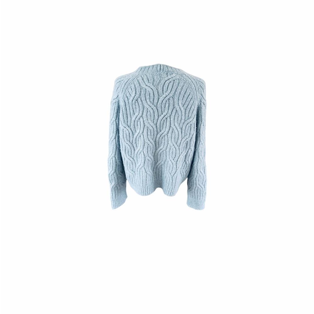 Vince Light Blue Cable Knit Sweater - Picture 3 of 5